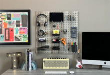 Functional and Stylish Pegboard Shelf Hacks